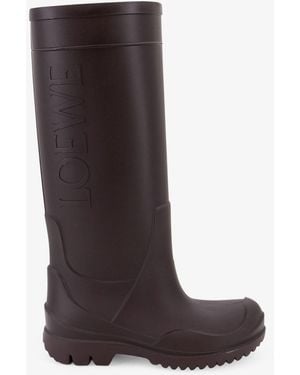 Loewe Rubber Rain Boots - Brown