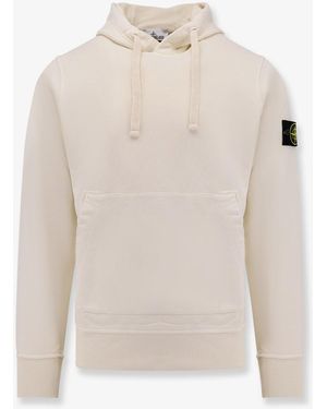 Stone Island Organic Cotton Sweatshirt - White