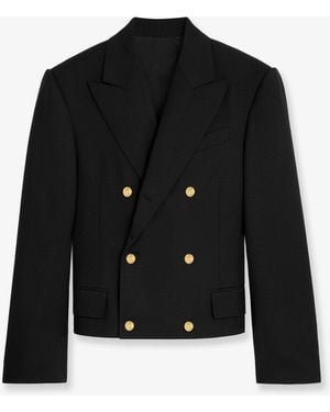 Celine Virgin Wool Blazer - Black