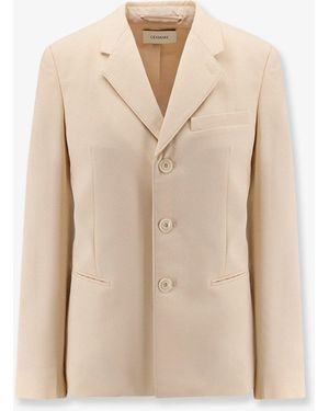 Lemaire Single-Breasted Wool And Viscose Blazer - Natural