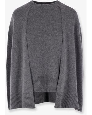 TOTEME Maglia Crew Cape - Grigio