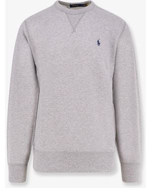 Polo Ralph Lauren Cotton Blend Sweatshirt With Logo - Grey