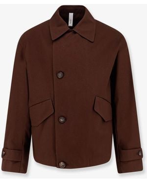 Hevò Isola Di San Pietro Cotton Jacket - Brown