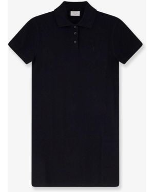 Saint Laurent Cotton Short Dress - Black