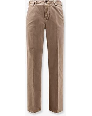 PT Torino Reworked Michael Deluxe Cotton Trousers - Natural