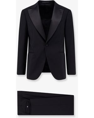 Corneliani Virgin Wool And Mohair Tuxedo - Blue