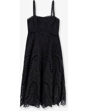 Charo Ruiz Glimmer Long Dress - Black