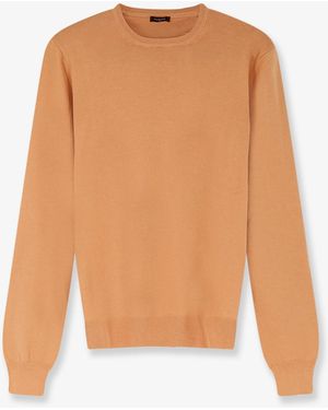 NUGNES 1920 Ribbed Cotton Sweater - White