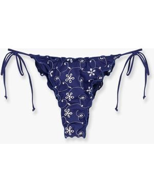 Mc2 Saint Barth Moon Nylon Bikini Slip in Pink | Lyst