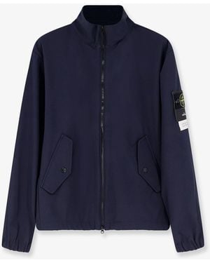 Stone Island Light Soft Shell-R E.Dye Technology Jacket - Blue