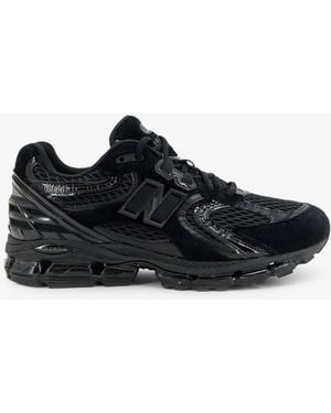 New Balance 1954R Mesh And Suede Sneakers - Black