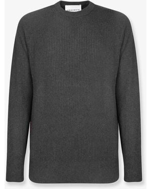 Amaranto Wool And Cashmere Blend Sweater - Gray