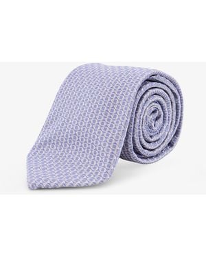 NUGNES 1920 Silk Tie - Purple