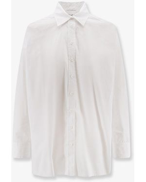 Nude Cotton Shirt - White