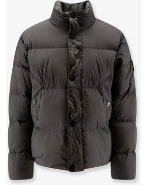 Stone Island Garrment Dyed Crinkle Reps Ny Down Jacket - Black