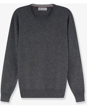 Brunello Cucinelli Cashmere Jumper - Grey