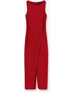 Max Mara Mxebello Viscose Jumpsuit - Red