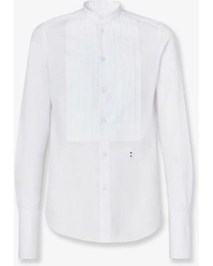 Fendi Slim Fit Poplin Shirt - White