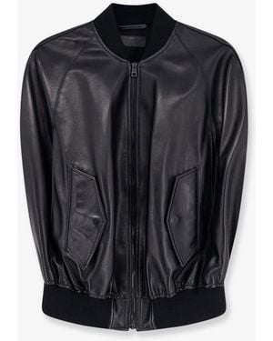 Balenciaga Sleeveless Leather Jacket - Black