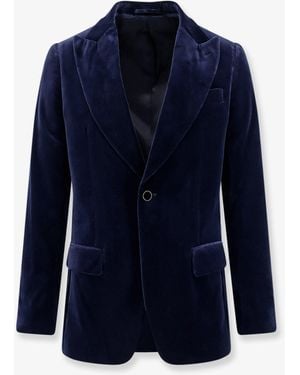 Lardini Attitude Velvet Blazer - Blue