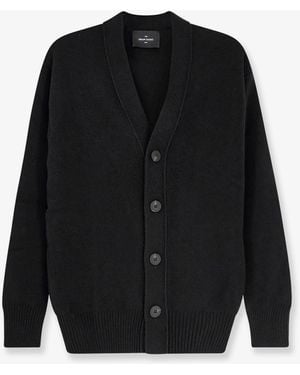 Gran Sasso Virgin Wool Cardigan - Black