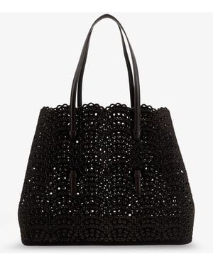 Alaïa Mina Hair-Calf Handbag - Black