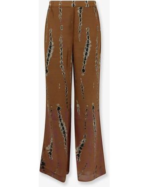 Mes Demoiselles Nolan Silk Trousers - Brown