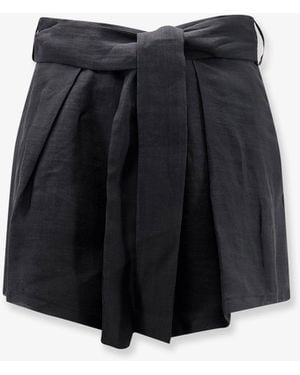 Lavi Dafne Ramie Shorts - Black