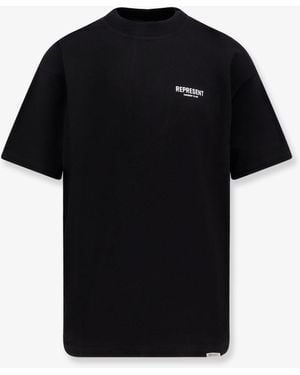 Represent Cotton T-Shirt - Black