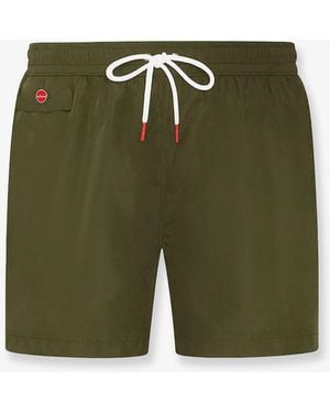 Kiton Nylon Swim Trunks - Green