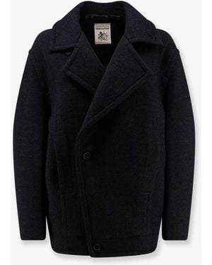 Semicouture Wool Blend Coat - Blue