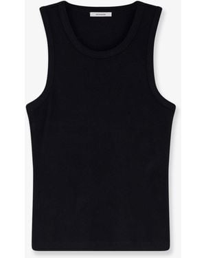 Entire studios Ribbed Cotton Tank Top - Black