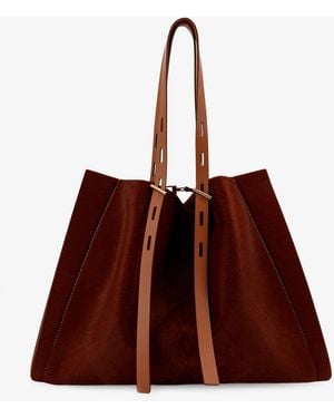 MINOBOSSI Paula Pony Skin Shoulder Bag - Brown