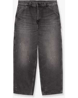 Carhartt Og Single Knee Cargo Denim Jeans - Grey