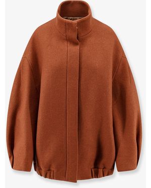 Dries Van Noten Voles Wool Blend Jacket - Brown