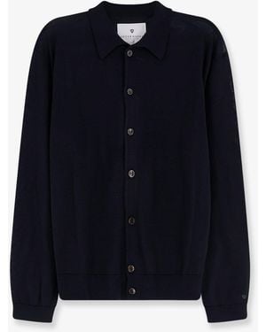 Seven Gauge Lyocell Cardigan - Blue