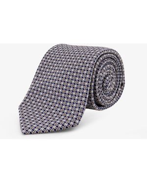 NUGNES 1920 Silk Tie - White