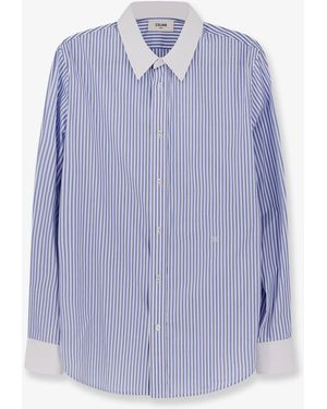 Celine Striped Cotton Shirt - Blue