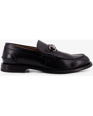 Gucci Leather Loafer With Horsebit Detail - White