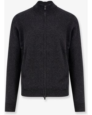 Corneliani Wool And Cashmere Cardigan - Blue