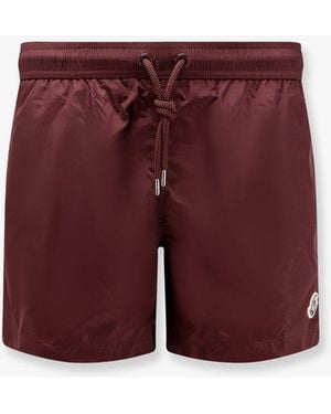 Moncler Nylon Swim Trunks - Red