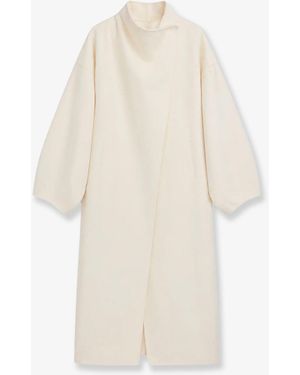 Frankie Shop Leroy Wool Blend Coat - White