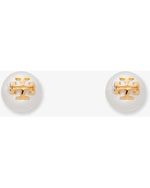 Tory Burch Kira Pearl Earrings - Natural