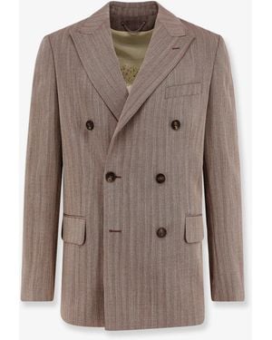 Golden Goose Deluxe Brand Dave Double-Breasted Blazer - Brown