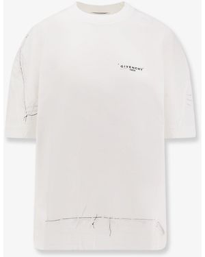 Givenchy T-Shirt With Embroidered Logo - White