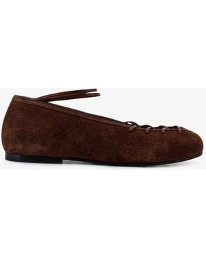 Alohas Bumi Suede Ballerinas - Brown