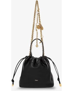 Chloé Chloé Icons Mini Leather Crossbody Bag - Black