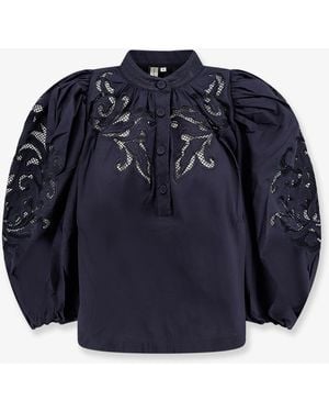 Scarlett Poppies Vesma Cotton Shirt - Blue