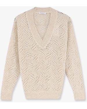 Brunello Cucinelli Cashmere Jumper - White