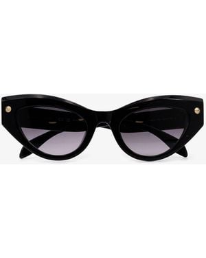 McQueen Acetate Sunglasses - Black